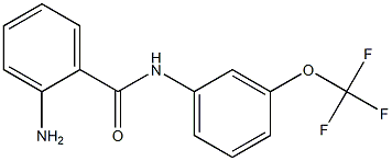 2-amino-N-[3-(trifluoromethoxy)phenyl]benzamide Structure