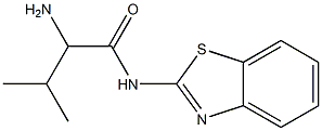 2-amino-N-1,3-benzothiazol-2-yl-3-methylbutanamide 구조식 이미지