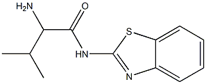 2-amino-N-1,3-benzothiazol-2-yl-3-methylbutanamide Structure