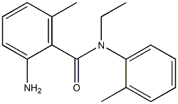 2-amino-N-ethyl-6-methyl-N-(2-methylphenyl)benzamide 구조식 이미지