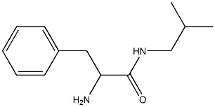 2-amino-N-isobutyl-3-phenylpropanamide 구조식 이미지