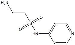 2-amino-N-pyridin-4-ylethanesulfonamide Structure