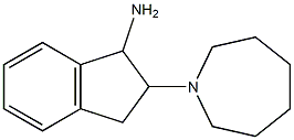 2-azepan-1-yl-2,3-dihydro-1H-inden-1-ylamine 구조식 이미지