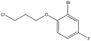 2-bromo-1-(3-chloropropoxy)-4-fluorobenzene Structure