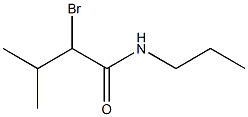 2-bromo-3-methyl-N-propylbutanamide Structure