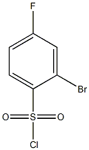 2-bromo-4-fluorobenzene-1-sulfonyl chloride Structure