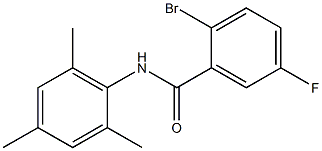 2-bromo-5-fluoro-N-mesitylbenzamide Structure
