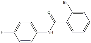 2-bromo-N-(4-fluorophenyl)benzamide Structure