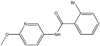 2-bromo-N-(6-methoxypyridin-3-yl)benzamide 구조식 이미지