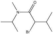 2-bromo-N,3-dimethyl-N-(propan-2-yl)butanamide Structure