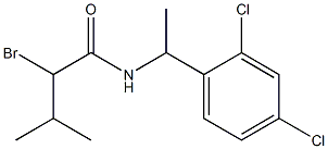 2-bromo-N-[1-(2,4-dichlorophenyl)ethyl]-3-methylbutanamide Structure