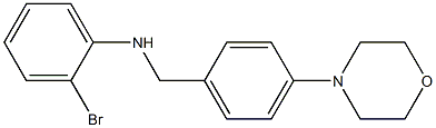2-bromo-N-{[4-(morpholin-4-yl)phenyl]methyl}aniline Structure