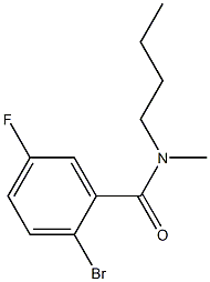 2-bromo-N-butyl-5-fluoro-N-methylbenzamide 구조식 이미지