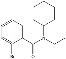 2-bromo-N-cyclohexyl-N-ethylbenzamide 구조식 이미지