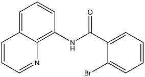 2-bromo-N-quinolin-8-ylbenzamide 구조식 이미지