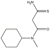 2-carbamothioyl-N-cyclohexyl-N-methylacetamide 구조식 이미지