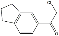 2-chloro-1-(2,3-dihydro-1H-inden-5-yl)ethan-1-one Structure