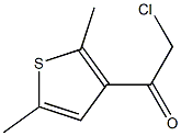 2-chloro-1-(2,5-dimethylthiophen-3-yl)ethan-1-one Structure