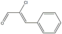 2-chloro-3-phenylprop-2-enal Structure