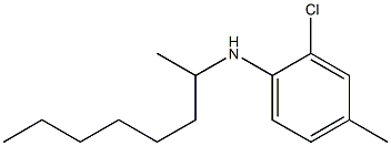 2-chloro-4-methyl-N-(octan-2-yl)aniline Structure