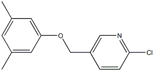 2-chloro-5-(3,5-dimethylphenoxymethyl)pyridine 구조식 이미지