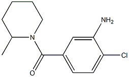 2-chloro-5-[(2-methylpiperidin-1-yl)carbonyl]aniline Structure