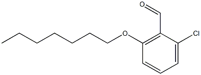 2-chloro-6-(heptyloxy)benzaldehyde 구조식 이미지
