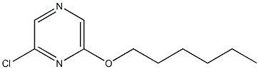 2-chloro-6-(hexyloxy)pyrazine 구조식 이미지