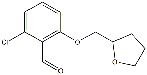 2-chloro-6-(oxolan-2-ylmethoxy)benzaldehyde 구조식 이미지