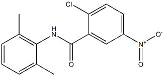 2-chloro-N-(2,6-dimethylphenyl)-5-nitrobenzamide Structure
