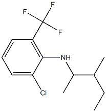 2-chloro-N-(3-methylpentan-2-yl)-6-(trifluoromethyl)aniline Structure