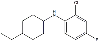 2-chloro-N-(4-ethylcyclohexyl)-4-fluoroaniline Structure