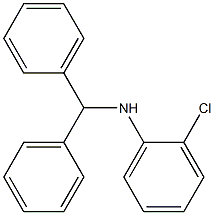 2-chloro-N-(diphenylmethyl)aniline 구조식 이미지