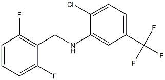 2-chloro-N-[(2,6-difluorophenyl)methyl]-5-(trifluoromethyl)aniline 구조식 이미지