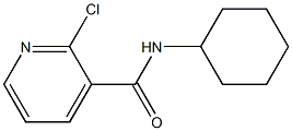 2-chloro-N-cyclohexylpyridine-3-carboxamide Structure