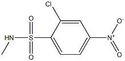 2-chloro-N-methyl-4-nitrobenzene-1-sulfonamide Structure