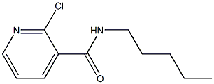 2-chloro-N-pentylpyridine-3-carboxamide 구조식 이미지