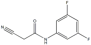 2-cyano-N-(3,5-difluorophenyl)acetamide Structure