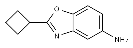 2-cyclobutyl-1,3-benzoxazol-5-amine 구조식 이미지