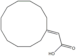 2-cyclododecylideneacetic acid 구조식 이미지