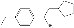 2-cyclopentyl-1-(4-ethylphenyl)ethan-1-amine Structure