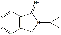 2-cyclopropyl-2,3-dihydro-1H-isoindol-1-imine Structure