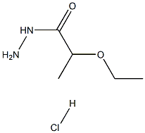 2-ethoxypropanehydrazide hydrochloride 구조식 이미지