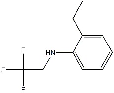 2-ethyl-N-(2,2,2-trifluoroethyl)aniline 구조식 이미지