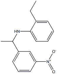 2-ethyl-N-[1-(3-nitrophenyl)ethyl]aniline Structure