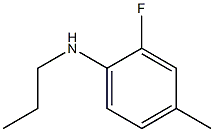 2-fluoro-4-methyl-N-propylaniline 구조식 이미지