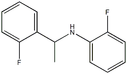 2-fluoro-N-[1-(2-fluorophenyl)ethyl]aniline 구조식 이미지
