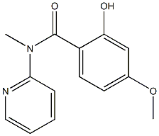 2-hydroxy-4-methoxy-N-methyl-N-(pyridin-2-yl)benzamide Structure