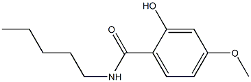 2-hydroxy-4-methoxy-N-pentylbenzamide 구조식 이미지