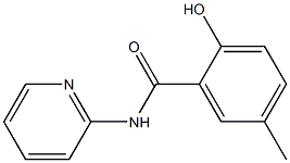 2-hydroxy-5-methyl-N-(pyridin-2-yl)benzamide 구조식 이미지